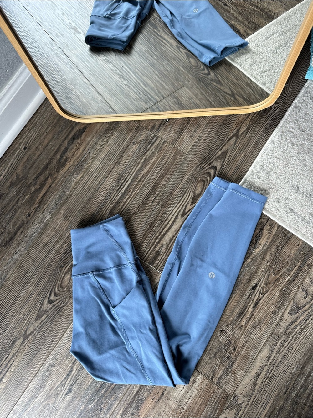 Blue Lululemon Align High-Rise Leggings size 2 23 inch inseam
